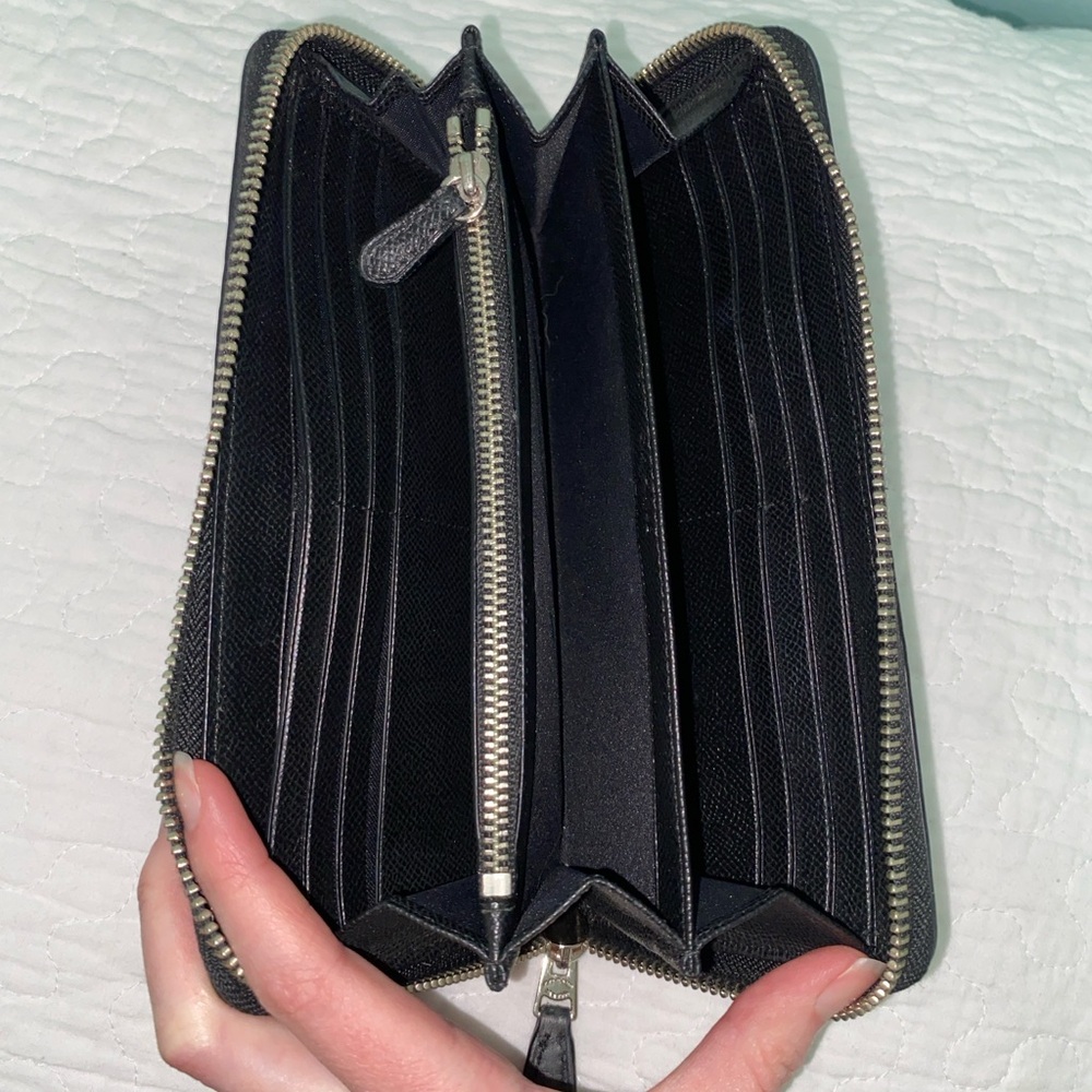 Coach Emerald Snake Pattern Zip Wallet - image 5